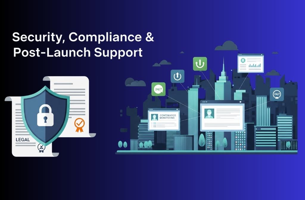 Security, Compliance & Post-Launch Support