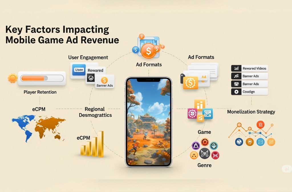 Factors Impacting Mobile Game Ad Revenue